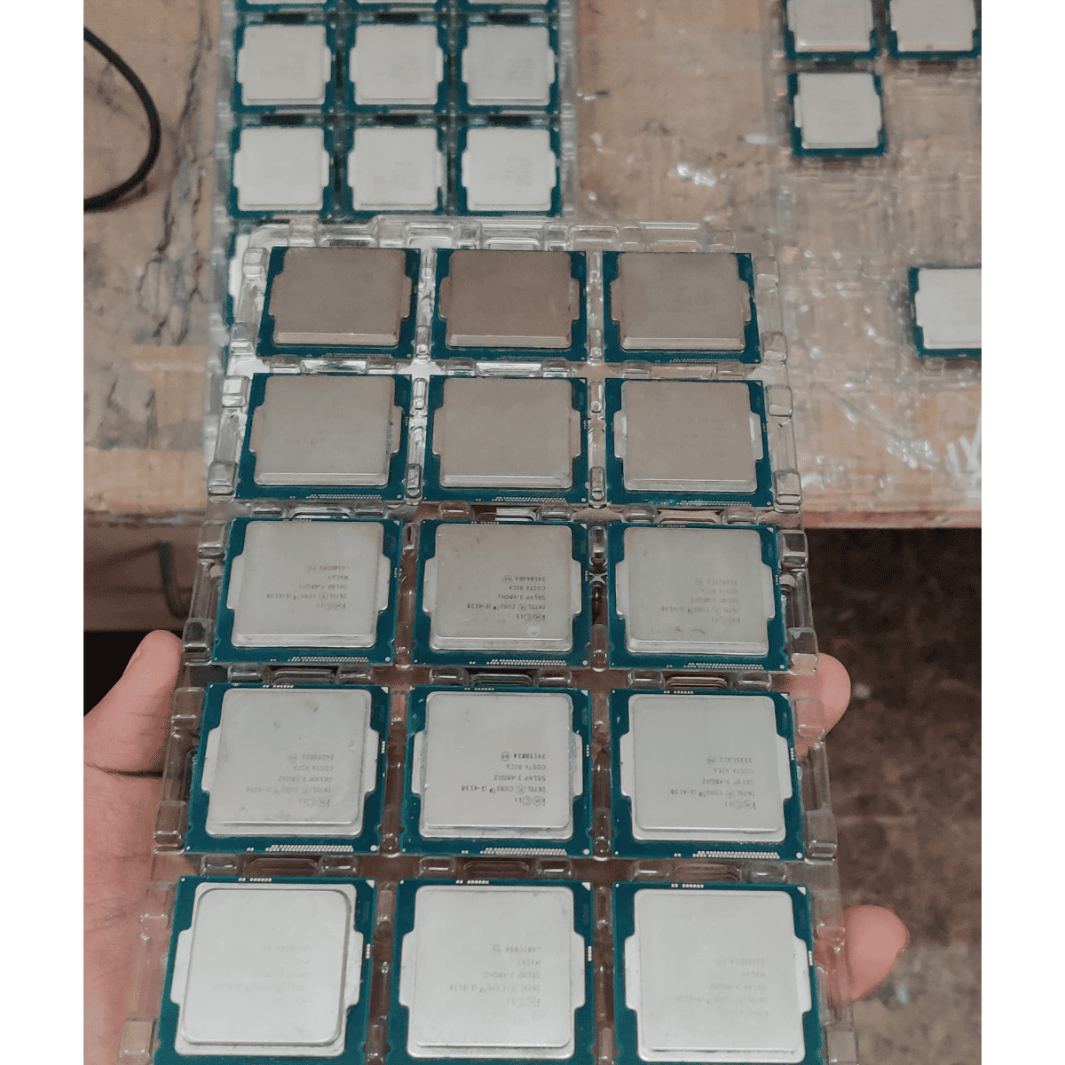 Desktop Pulled Out CPU's 